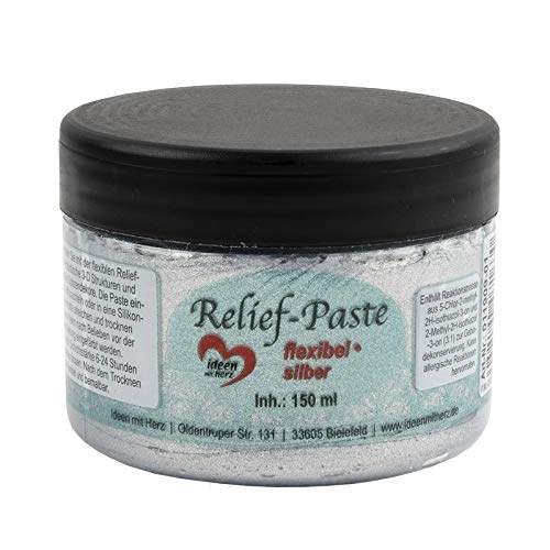 ideen-mit-herz-relief-paste-flexibel-150-ml-silber image 7