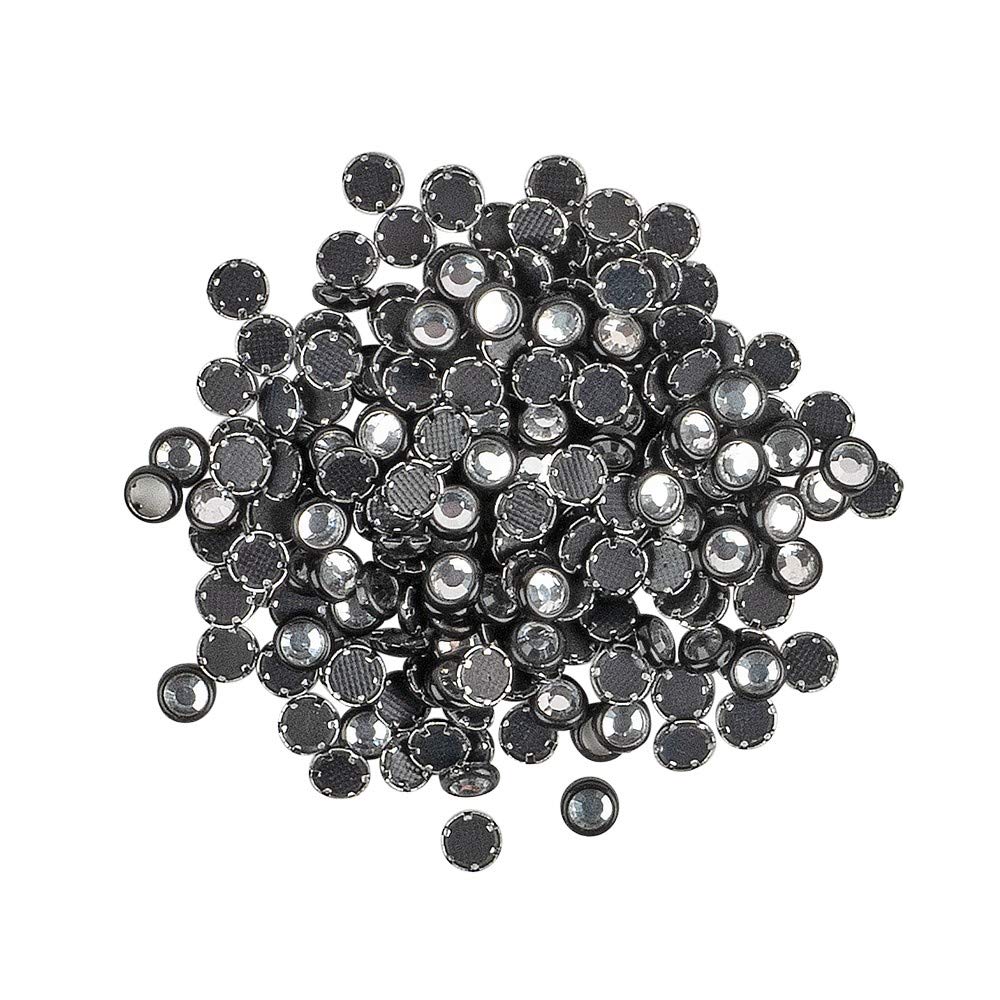 ideen-mit-herz-hot-fix-glas-kristalle-4-mm-schwarz-strasssteine-zum-aufb-geln-20 image 1