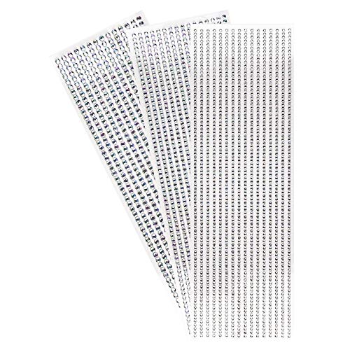 ideen-mit-herz-strass-bord-ren-selbstklebend-ros-3-bogen-3-4-5-mm image 6