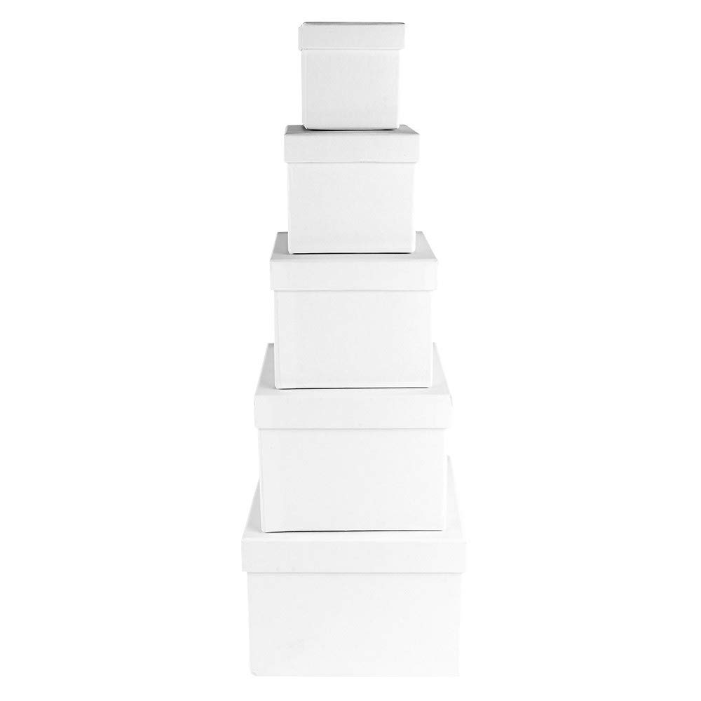 ideen-mit-herz-geschenkboxen-mit-deckel-5er-set-quadratisch-6-bis-14-cm-wei image 1