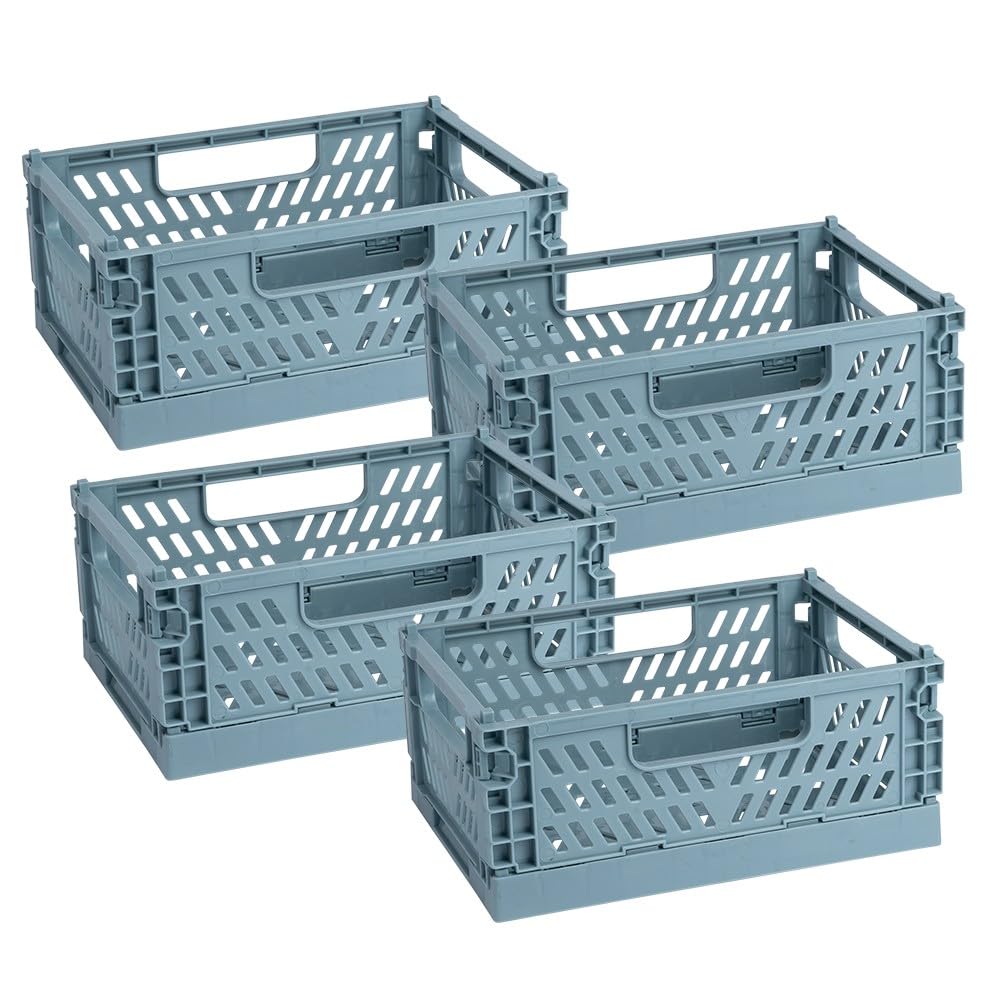 ideen-mit-herz-klappkisten-15x10x5-7-cm-taubenblau-4-st-ck-stapelbare-aufbewahru image 8
