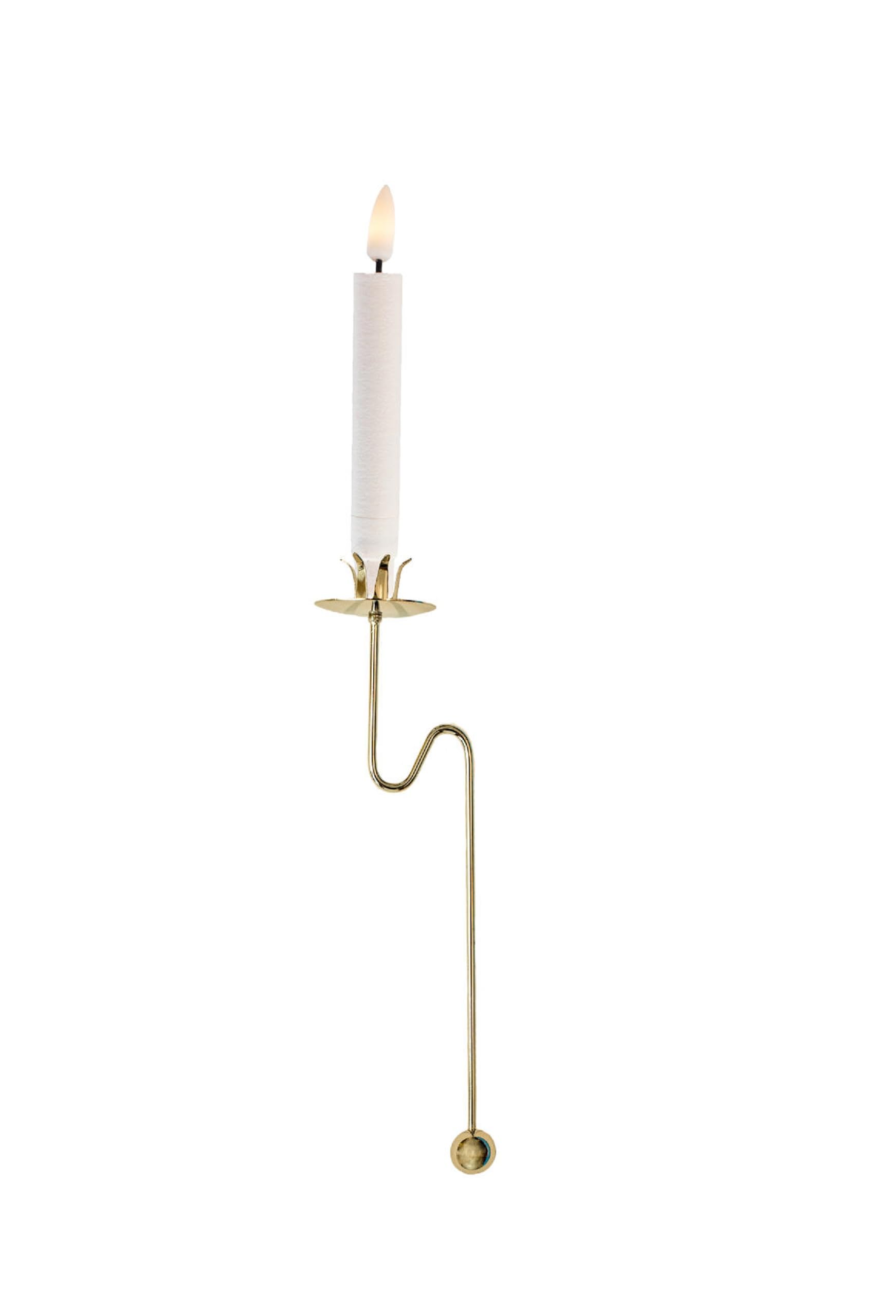 hdg-led-baumkerzen-wei-kabellos-6er-set-mit-balancehalter-gold-gl-nzend image 7