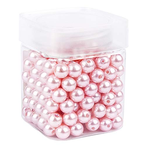 ideen-mit-herz-perlmutt-perlen-rosa-10-mm-120-g-ca-190-st-ck image 2