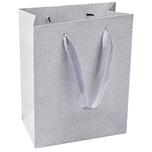 ideen-mit-herz-edle-geschenktaschen-23x18x10-cm-papier-silber-3-st-ck image 1