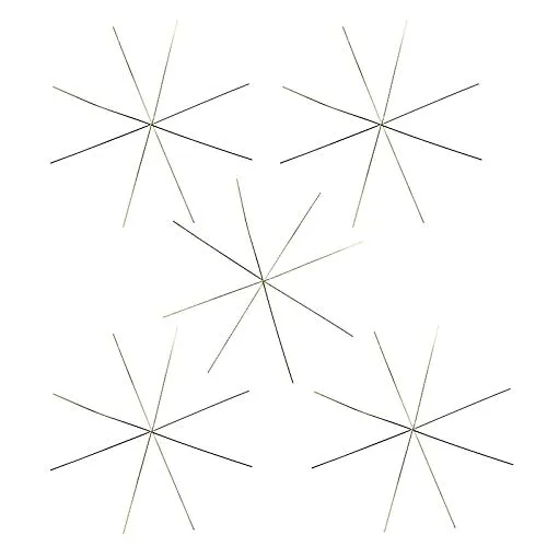 ideen-mit-herz-drahtsterne-hellgold-13-cm-8-strahlig-5-st-ck-kupfer image 1