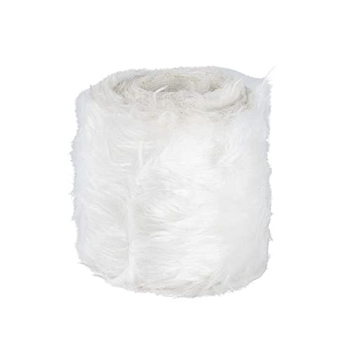 ideen-mit-herz-kunstfell-band-wei-9-cm-breit-x-2-m-lang image 6
