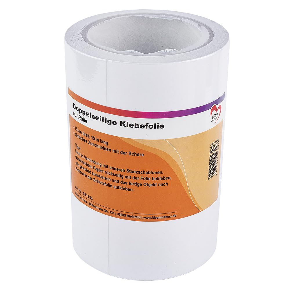 ideen-mit-herz-doppelseitige-klebefolie-auf-rolle-15-cm-x-15-m image 1
