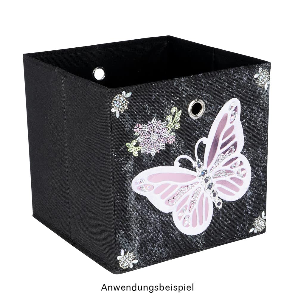 ideen-mit-herz-aufbewahrungsboxen-faltbar-30-x-30-x-30-cm-schwarz-6-st-ck image 7