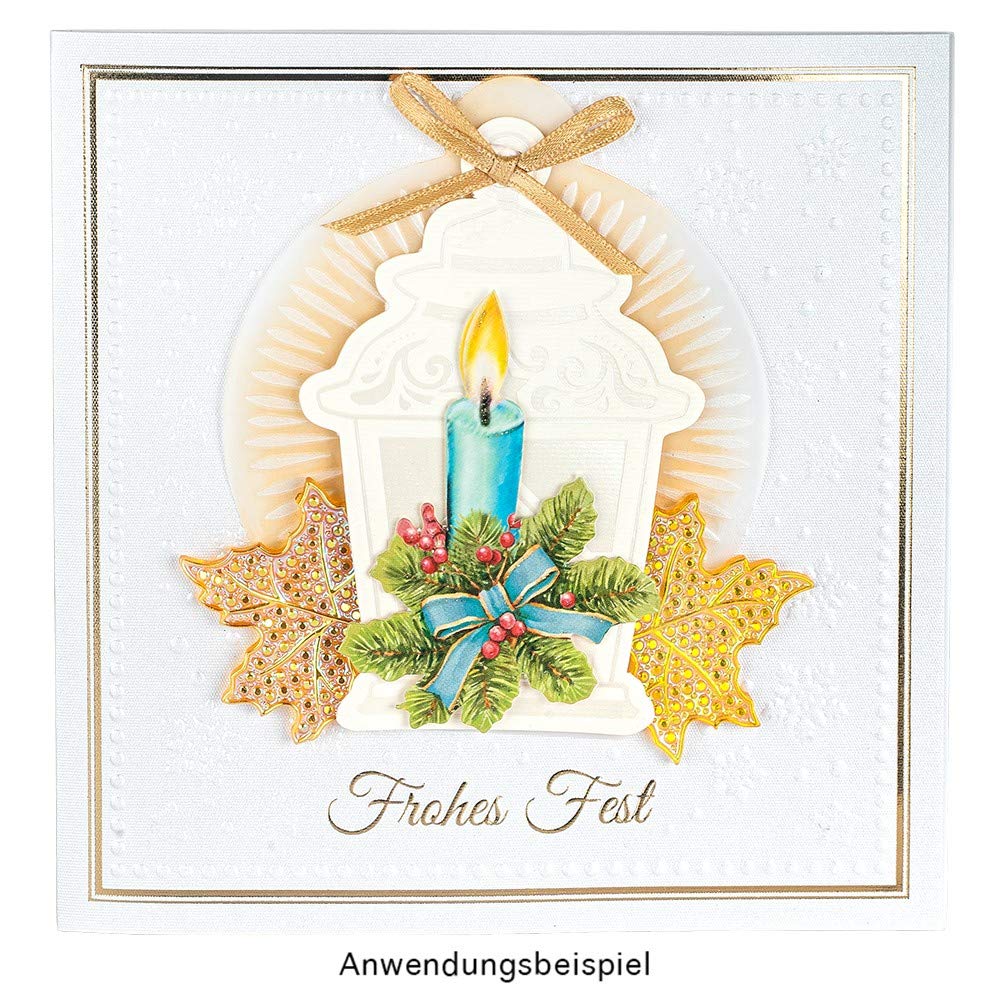 ideen-mit-herz-gru-karten-frohes-fest-14cm-x-14cm-10-st-ck-inkl-umschl-ge image 1