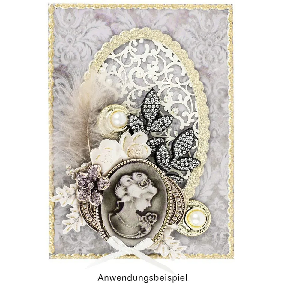 ideen-mit-herz-gru-karten-set-ornamentik-1-b6-blanko-10-karten-mit-umschl-gen image 1
