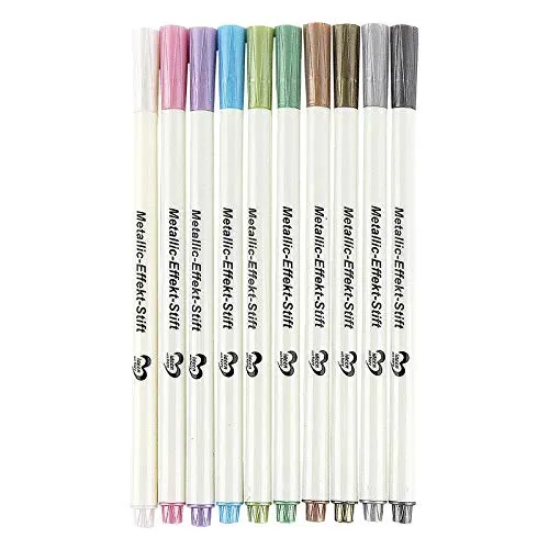 ideen-mit-herz-metallic-marker-metallic-effekt-stifte-10-farben-1-mm image 1