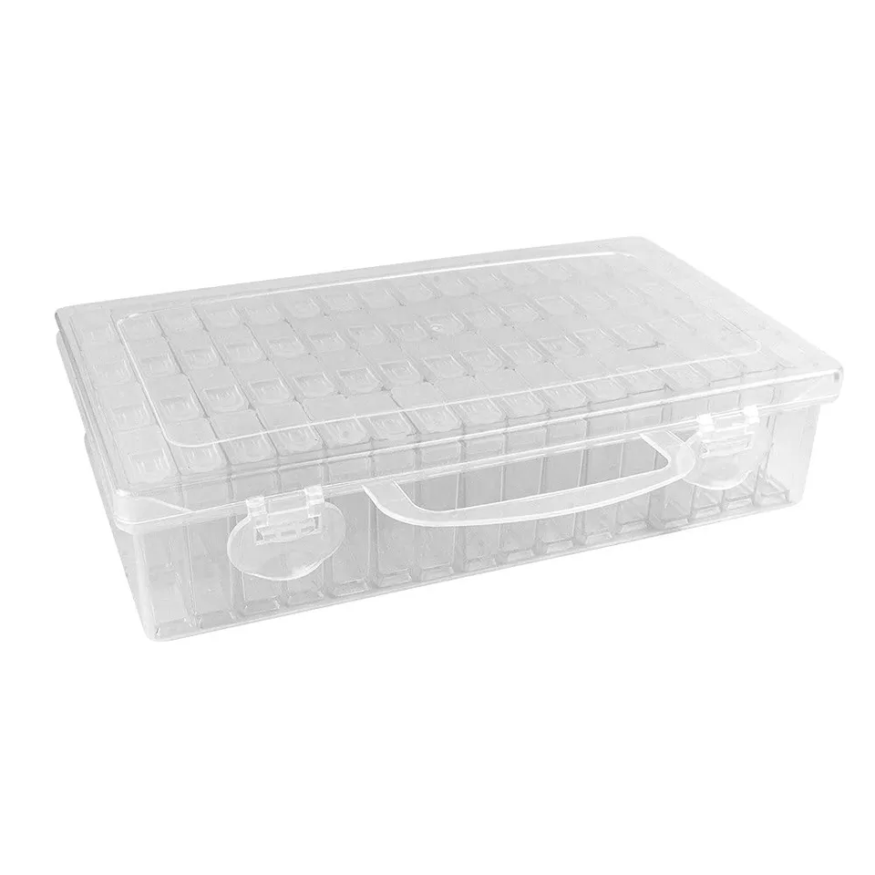 ideen-mit-herz-sortier-aufbewahrungsbox-65-teilig-mit-64-boxen-tragegriff image 1
