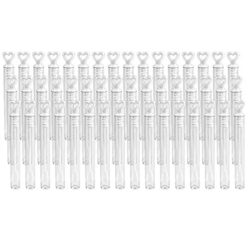 ideen-mit-herz-hochzeits-seifenblasen-48-st-ck-herz-griff-10-5-cm-mit-5-ml image 1