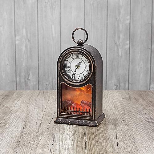 ideen-mit-herz-led-kaminfeuer-laterne-uhr-mit-timer-27-5-cm image 7