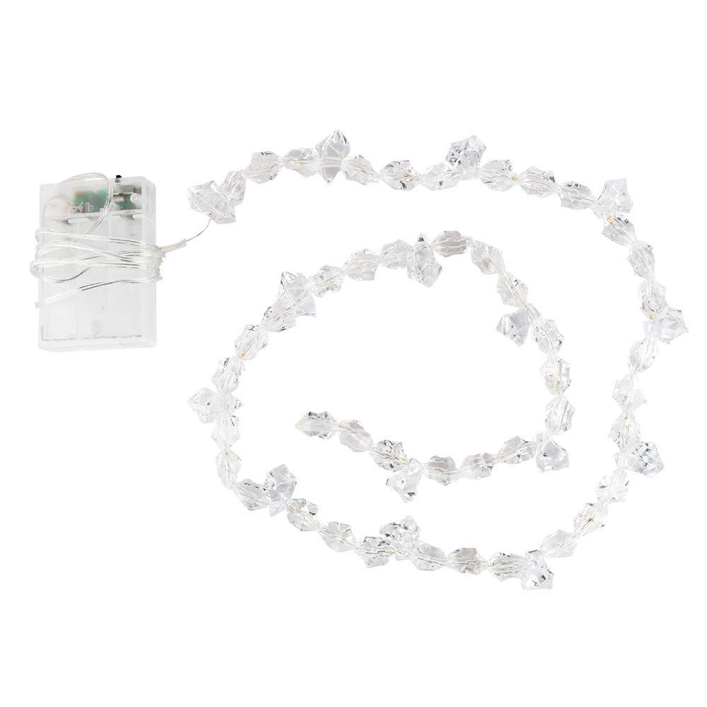 ideen-mit-herz-led-lichterkette-mit-kristallnuggets-20-led-warmwei-200-cm-timer image 1