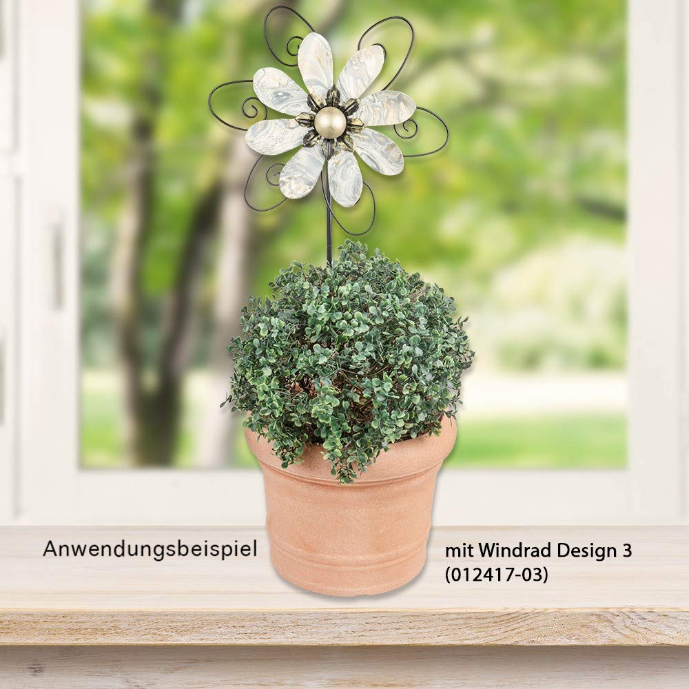ideen-mit-herz-windrad-design-5-metall-windspiel-f-r-den-garten-22-cm-h-he-82-cm image 5