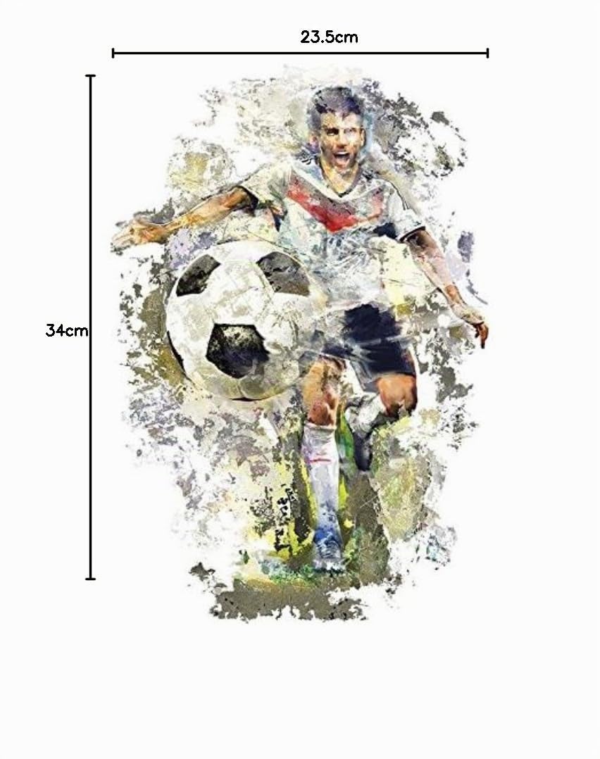 ideen-mit-herz-color-b-geltransfer-fu-baller-23-5-x-34-cm-f-r-baumwolle image 1