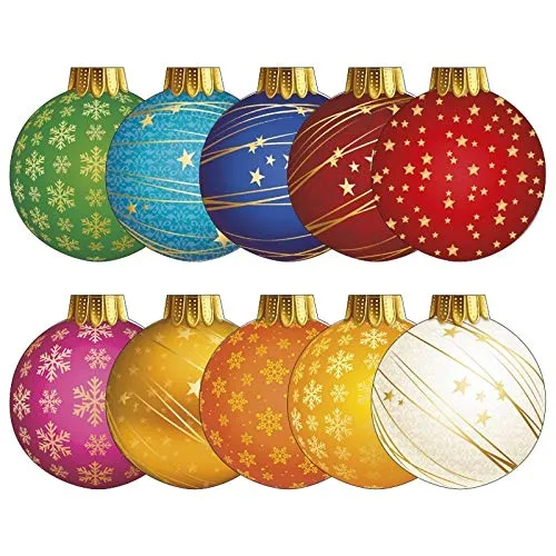 ideen-mit-herz-gru-karten-set-weihnachtskugel-20-teilig-inkl-umschl-ge image 1
