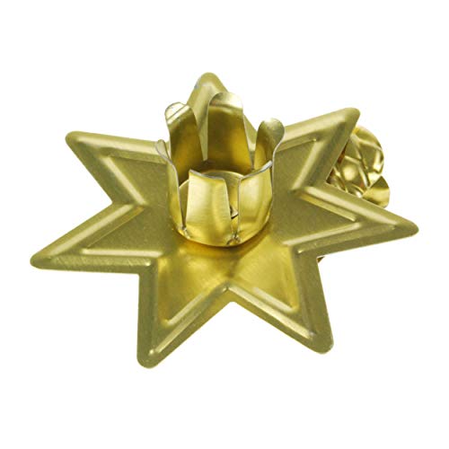 hdg-baumkerzenhalter-stern-mit-tannenzapfen-8-clips-gold image 4