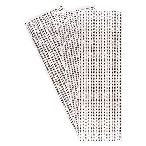 ideen-mit-herz-strass-bord-ren-selbstklebend-ros-3-bogen-3-4-5-mm image 1
