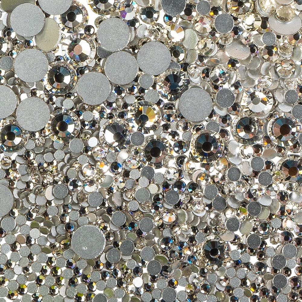 ideen-mit-herz-strass-steine-kristall-glas-klar-1950-st-ck image 4