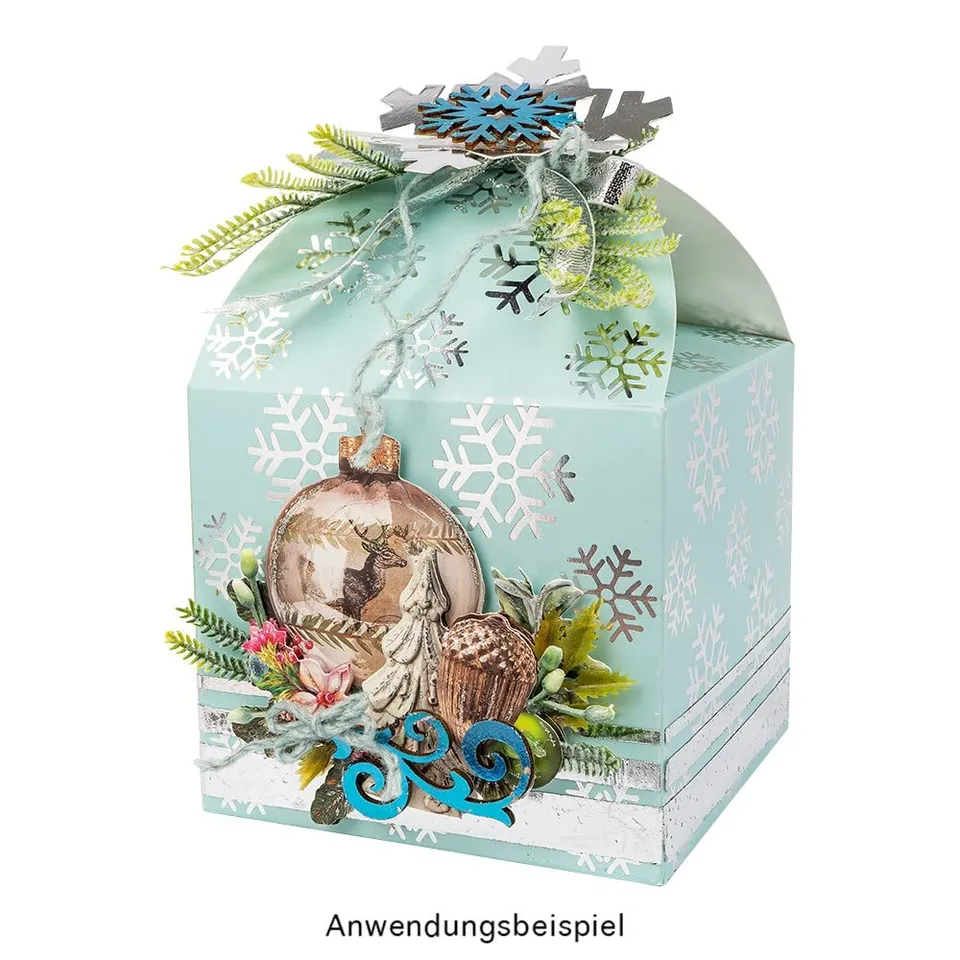 ideen-mit-herz-zier-faltboxen-eiskristall-11x11x10-cm-eisblau-silber-10-st-ck image 1