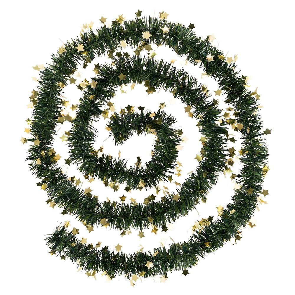 ideen-mit-herz-lametta-girlande-deluxe-duo-color-2m-gold-wei image 7