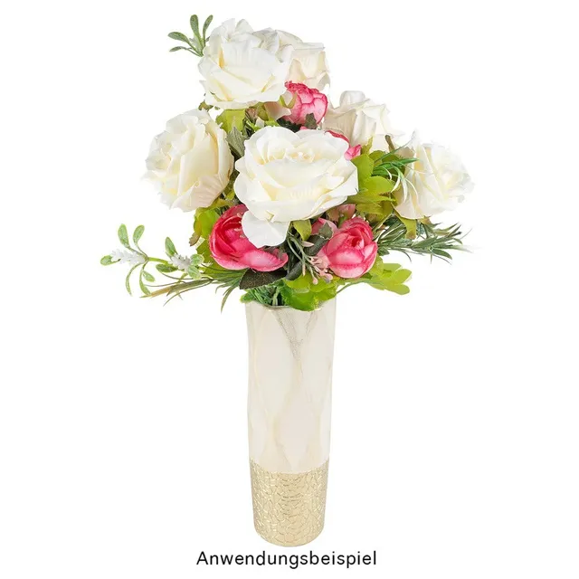 ideen-mit-herz-blumenvase-mit-relief-dekor-1-20-8-cm-hoch-7-5-cm-silbergrau-aus- image 1