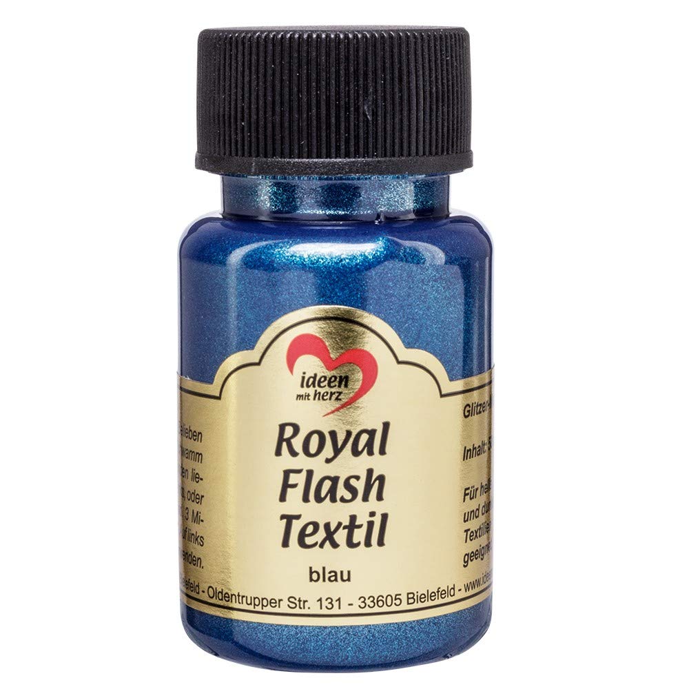 ideen-mit-herz-royal-flash-textilfarbe-glitzer-metallic-50-ml-maigr-n image 7