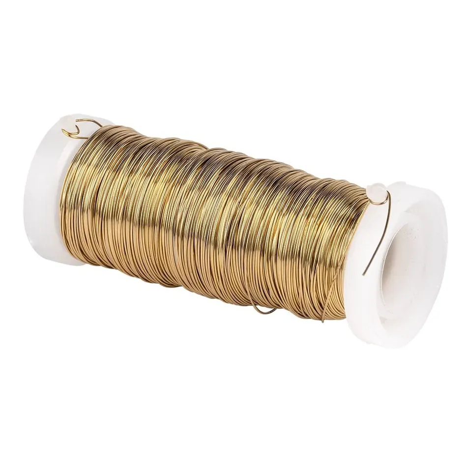 ideen-mit-herz-metalldraht-0-3mm-50m-gold-schmuckdraht-eisen-verchromt image 1