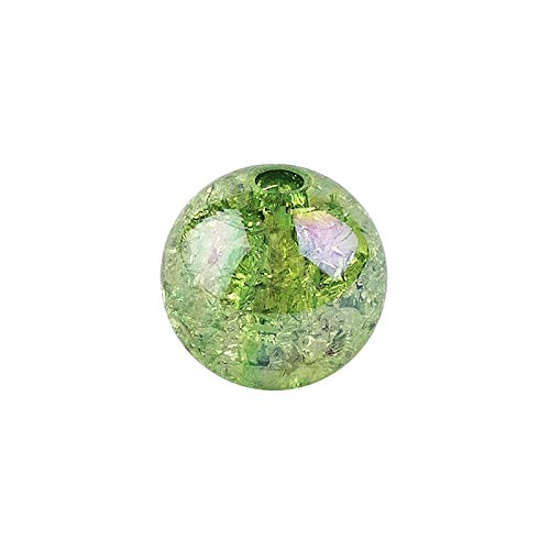 ideen-mit-herz-crackle-perlen-10mm-gr-n-50-st-ck-glas-optik-irisierend image 6