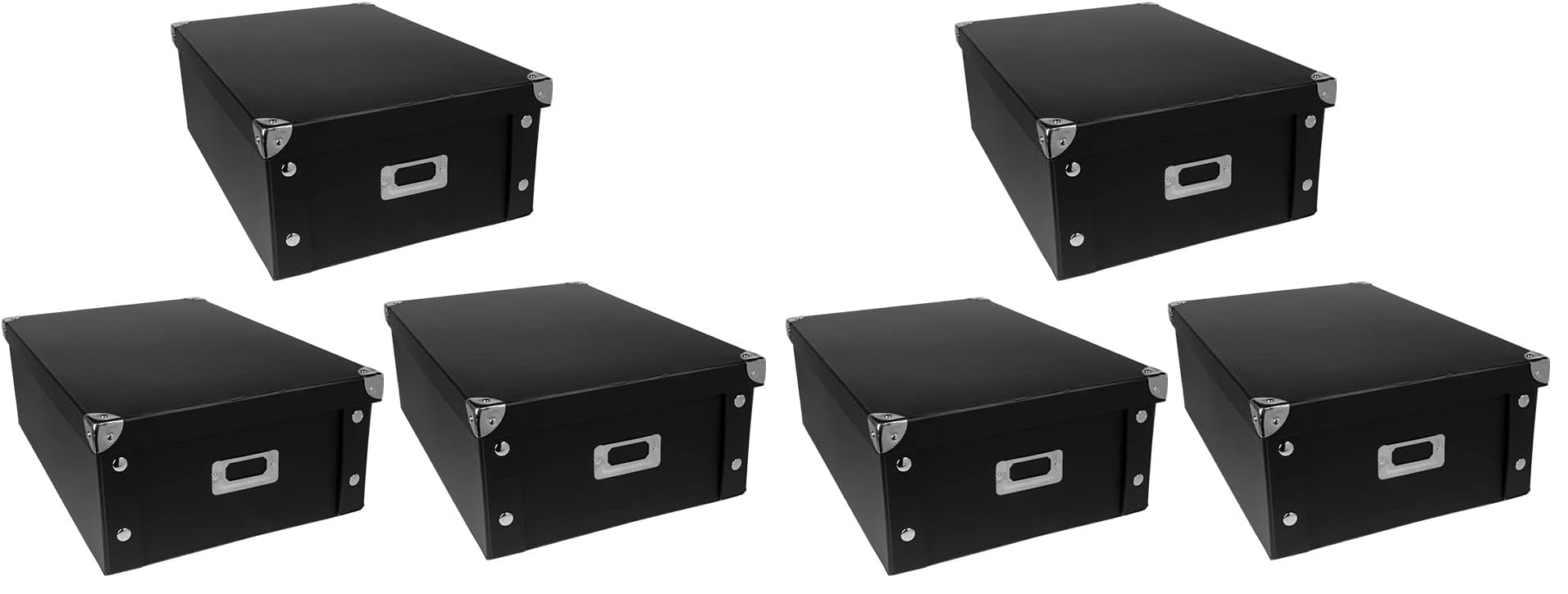ideen-mit-herz-ordnungsboxen-3er-set-mit-deckel-faltbar-schwarz-16-liter-40-5-x- image 6