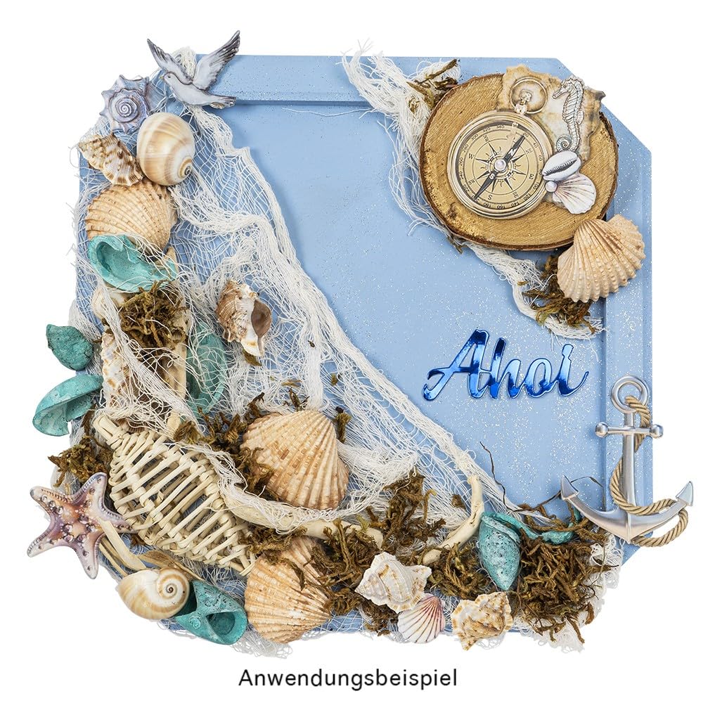 ideen-mit-herz-potpourri-maritim-500-g-natur-t-rkis-streudeko-mit-muscheln image 3