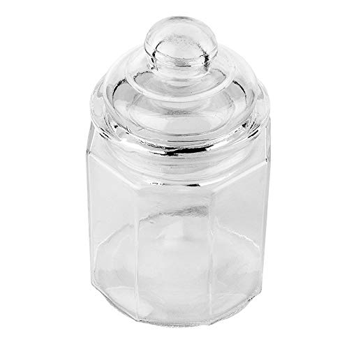 ideen-mit-herz-glas-bonbonieren-achteckig-2-st-ck-8-x-8-x-12-5-cm-230-ml-mit-gla image 4