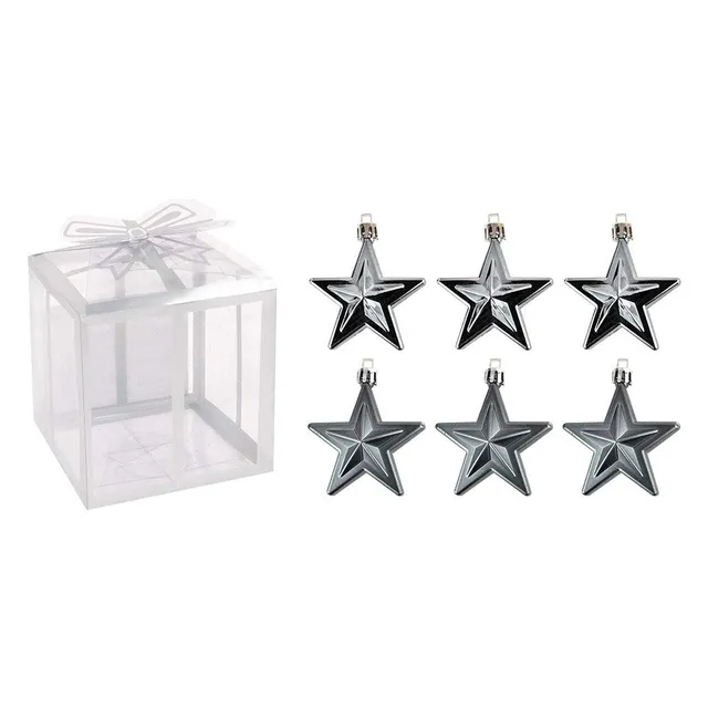 ideen-mit-herz-baumschmuck-sterne-grau-6-st-ck-6x2-8x7-5cm-weihnachtsbaum-anh-ng image 1