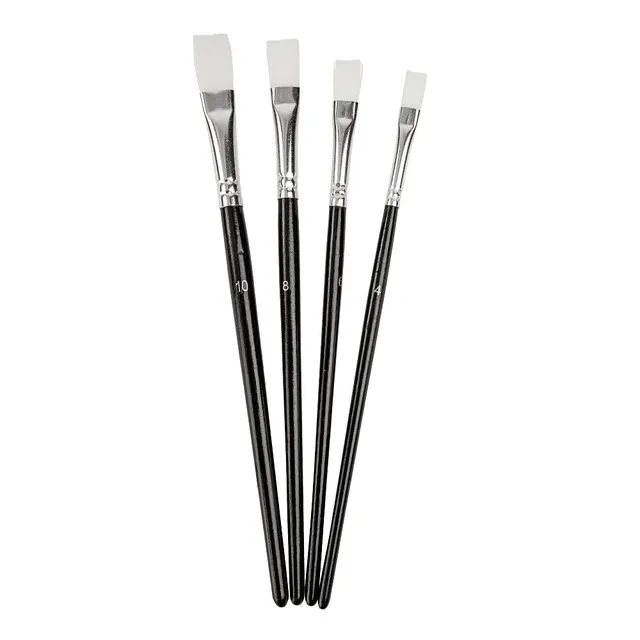 ideen-mit-herz-k-nstlerpinsel-flach-acrylhaar-4-st-ck-gr-en-4-6-8-10 image 1