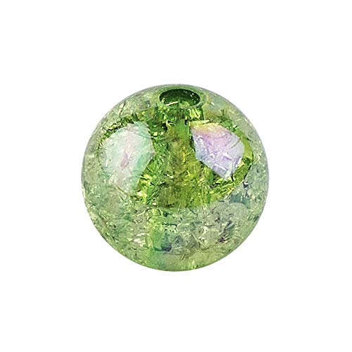 ideen-mit-herz-crackle-perlen-10mm-gr-n-50-st-ck-glas-optik-irisierend image 2