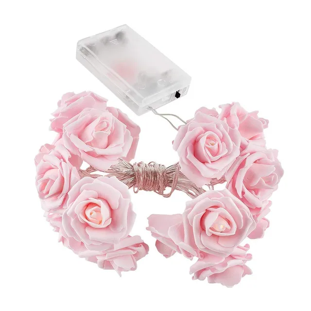 ideen-mit-herz-led-lichterkette-rosen-20-led-warmwei-3-m-wei image 1