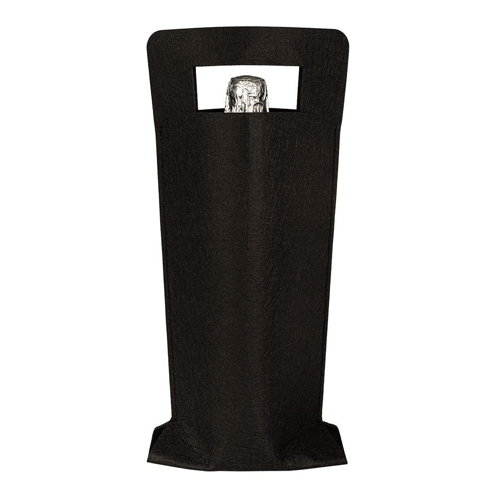 ideen-mit-herz-flaschentasche-aus-filz-17x40-cm-mit-henkel-schwarz image 2