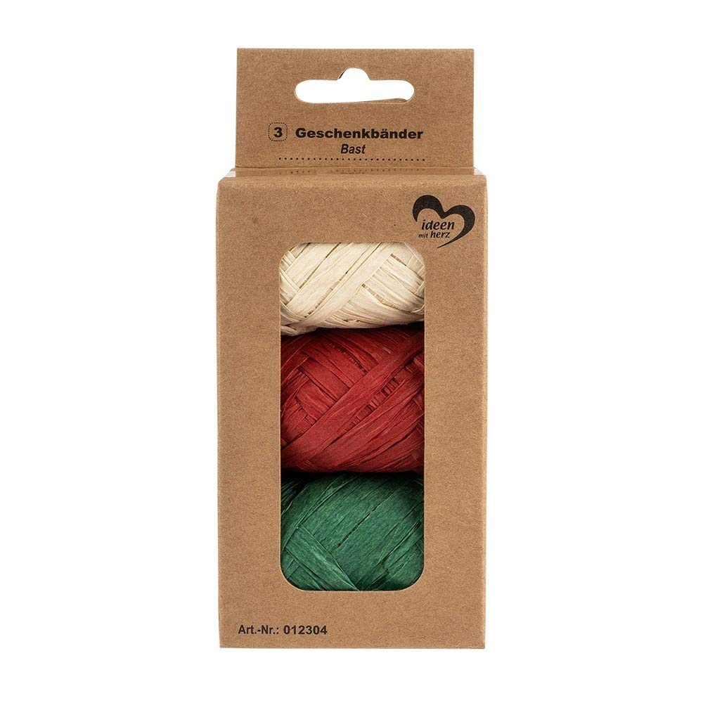 ideen-mit-herz-geschenkb-nder-bast-rot-gr-n-natur-3-rollen-10-m-0-5-bis-3-cm image 4