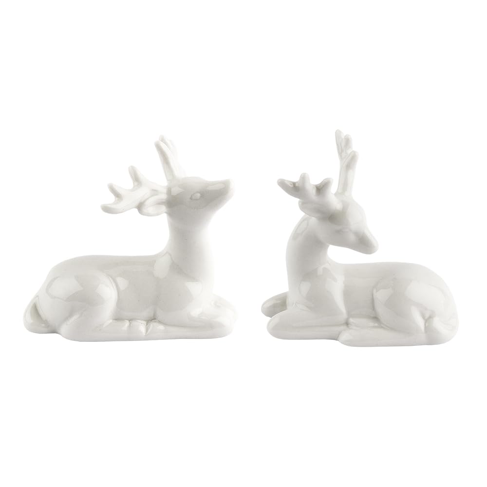ideen-mit-herz-deko-figuren-hirsche-liegend-2-st-ck-wei-porzellan-6-5-7-cm image 1