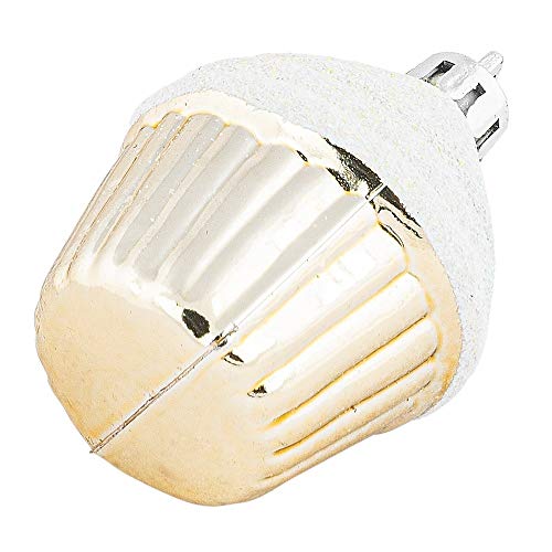 ideen-mit-herz-weihnachtsbaumschmuck-cupcakes-6-st-ck-hellgold-gl-nzend-5-6-cm image 7