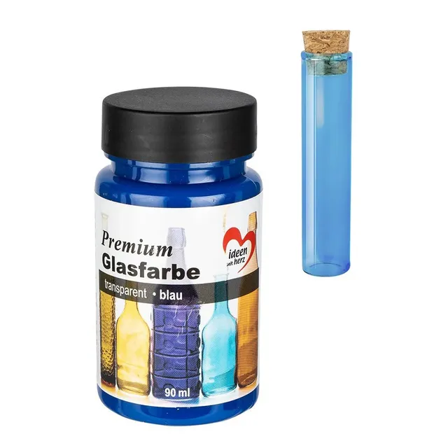 ideen-mit-herz-premium-glasfarbe-transparent-blau-wasserfest-90-ml image 1