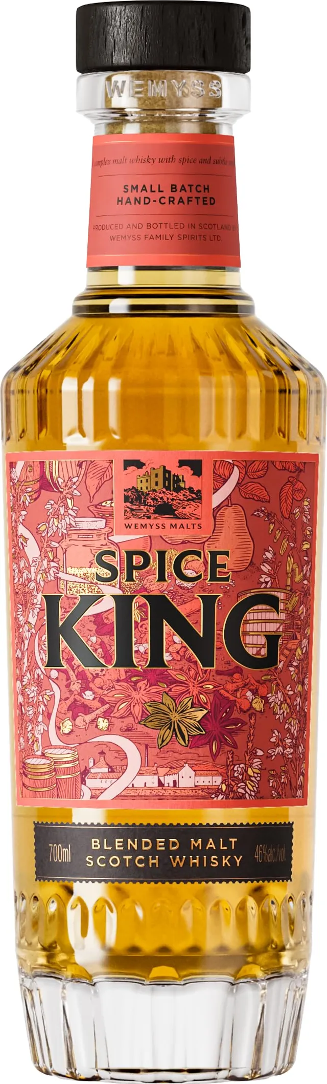 wemyss-malts-spice-king-blended-malt-scotch-whisky-0-7l-46-in-geschenkbox image 1
