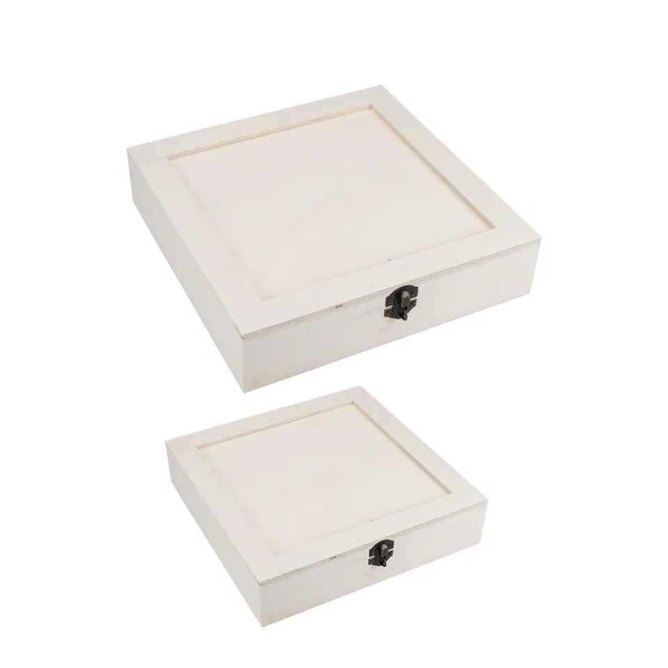 ideen-mit-herz-holz-boxen-vintage-mit-deckel-2er-set-aufbewahrung-und-deko image 1