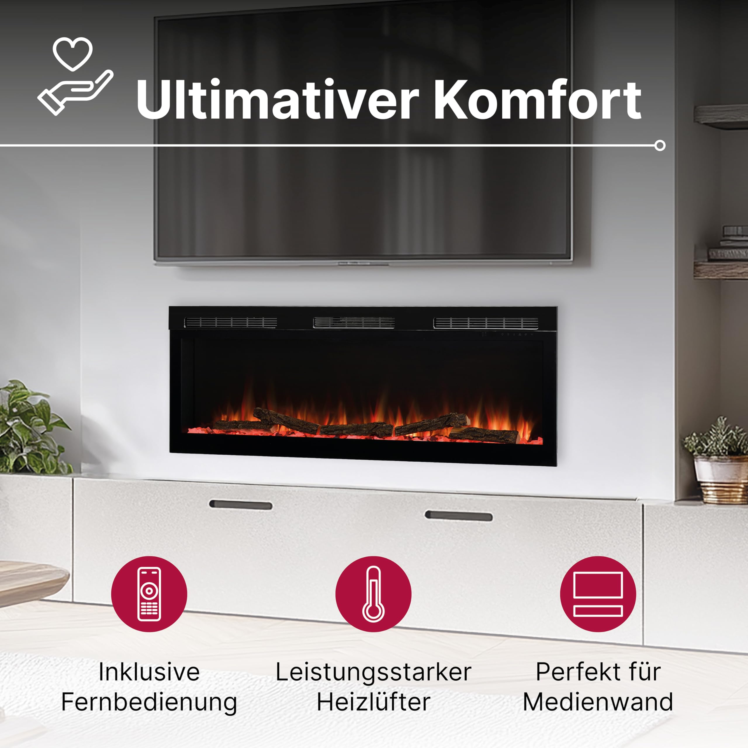 dimplex-sense-50-elektrokamin-wandkamin-mit-2kw-heizung-und-optiflame image 5