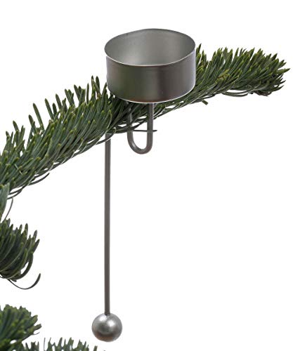 hdg-balancehalter-baumkerzenhalter-f-r-teelicht-silber-4er-set image 4