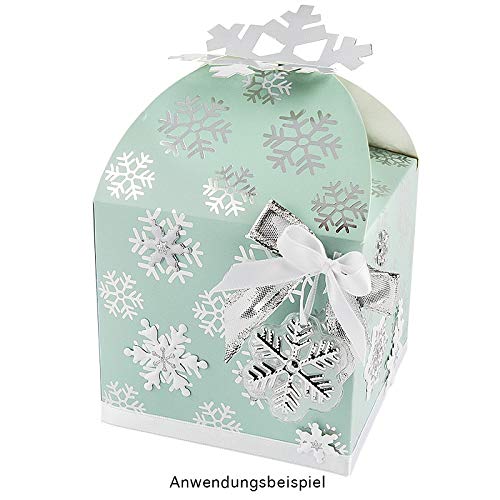 ideen-mit-herz-zier-faltboxen-eiskristall-11x11x10-cm-eisblau-silber-10-st-ck image 4