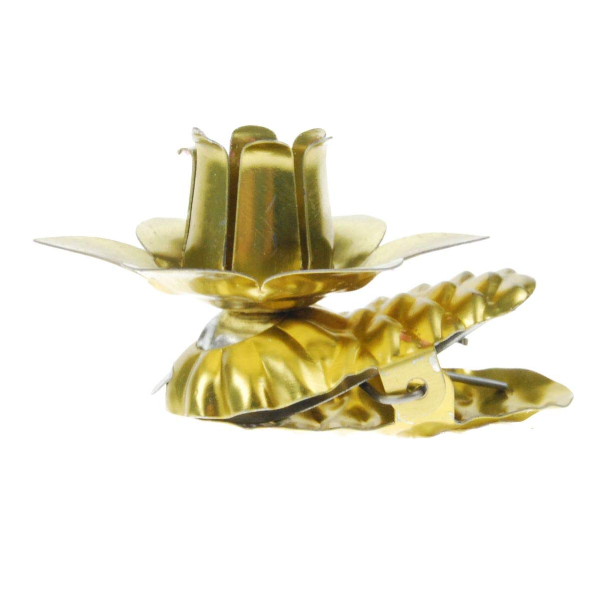 hdg-baumkerzenhalter-blume-8-clips-gold-f-r-baumkerzen image 4