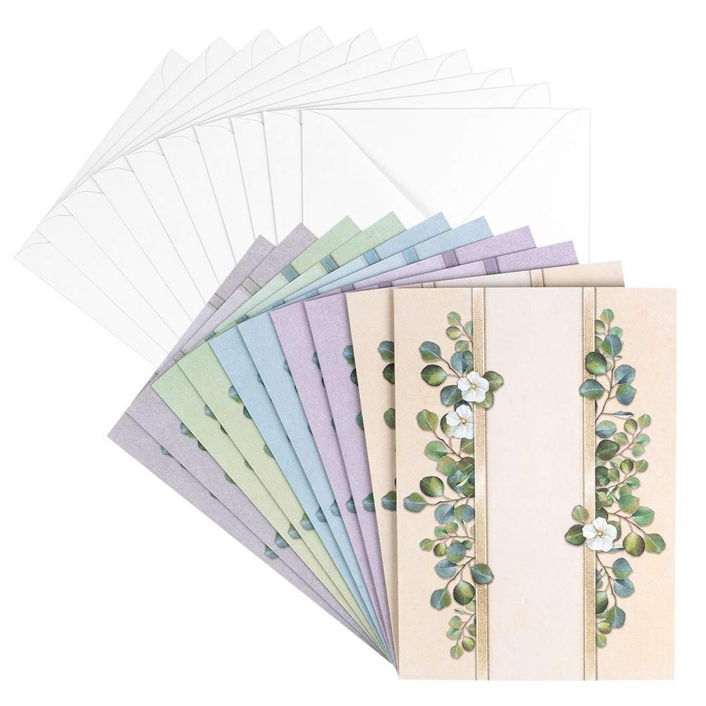ideen-mit-herz-gru-karten-set-ornamentik-1-b6-blanko-10-karten-mit-umschl-gen image 3